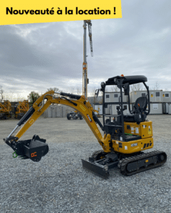 Location mini pelle XE19E